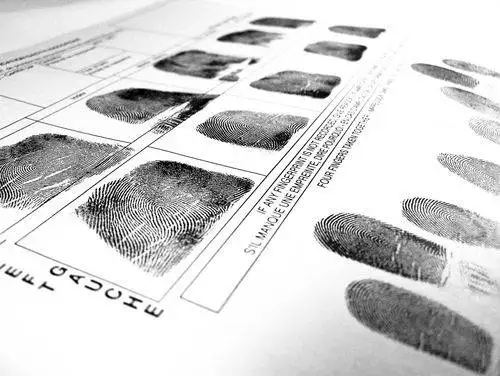 ink fingerprinting for expungements